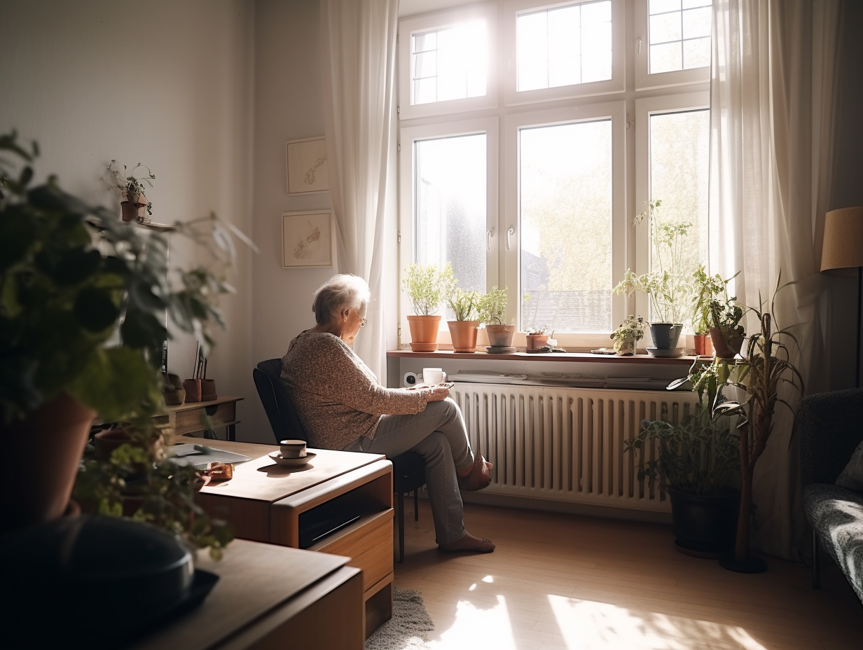Illustration for the article: The Key to Supporting Mental Health in Older Adults