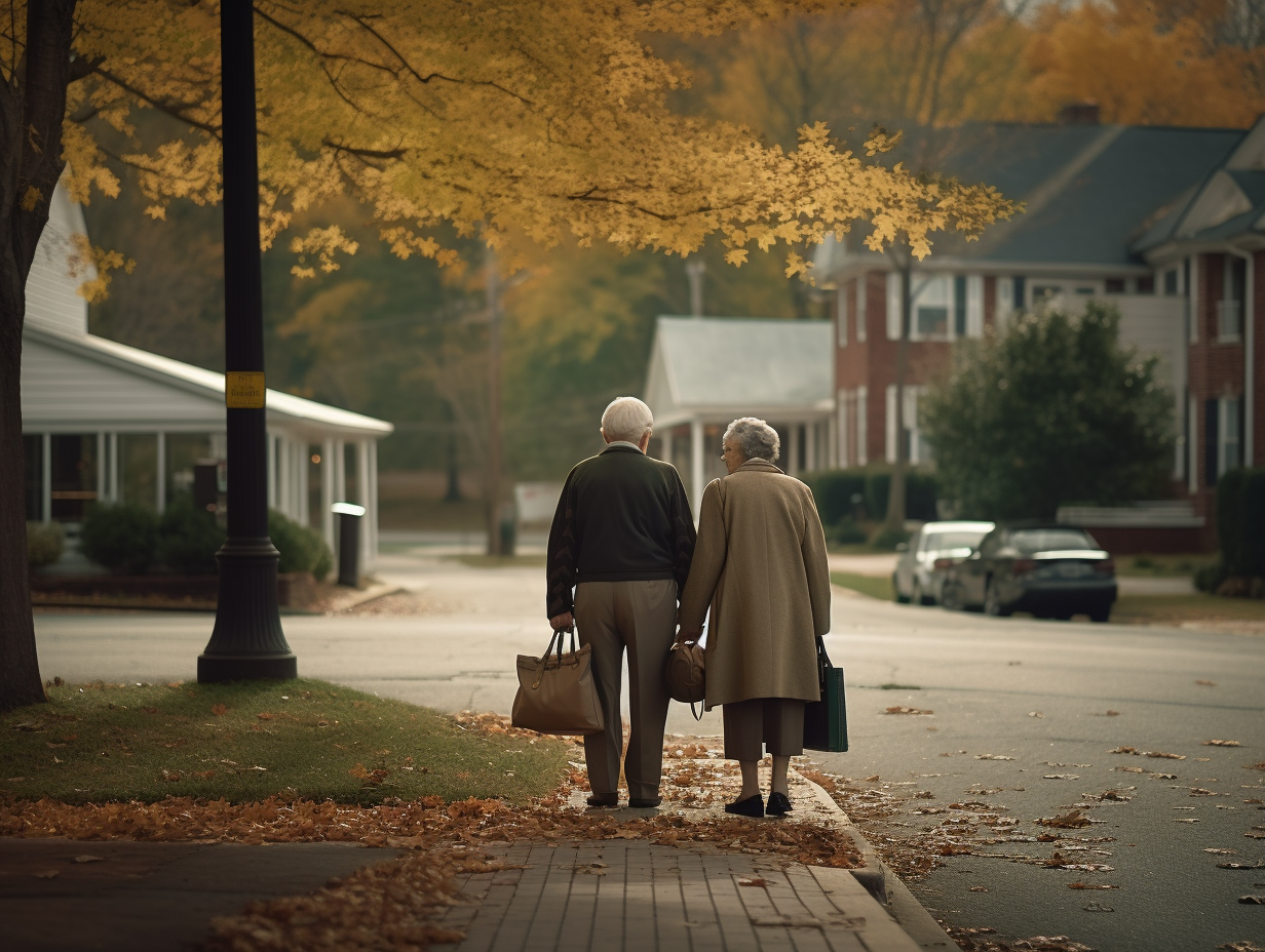 Illustration for the article: The Time Bomb: America's Aging Population