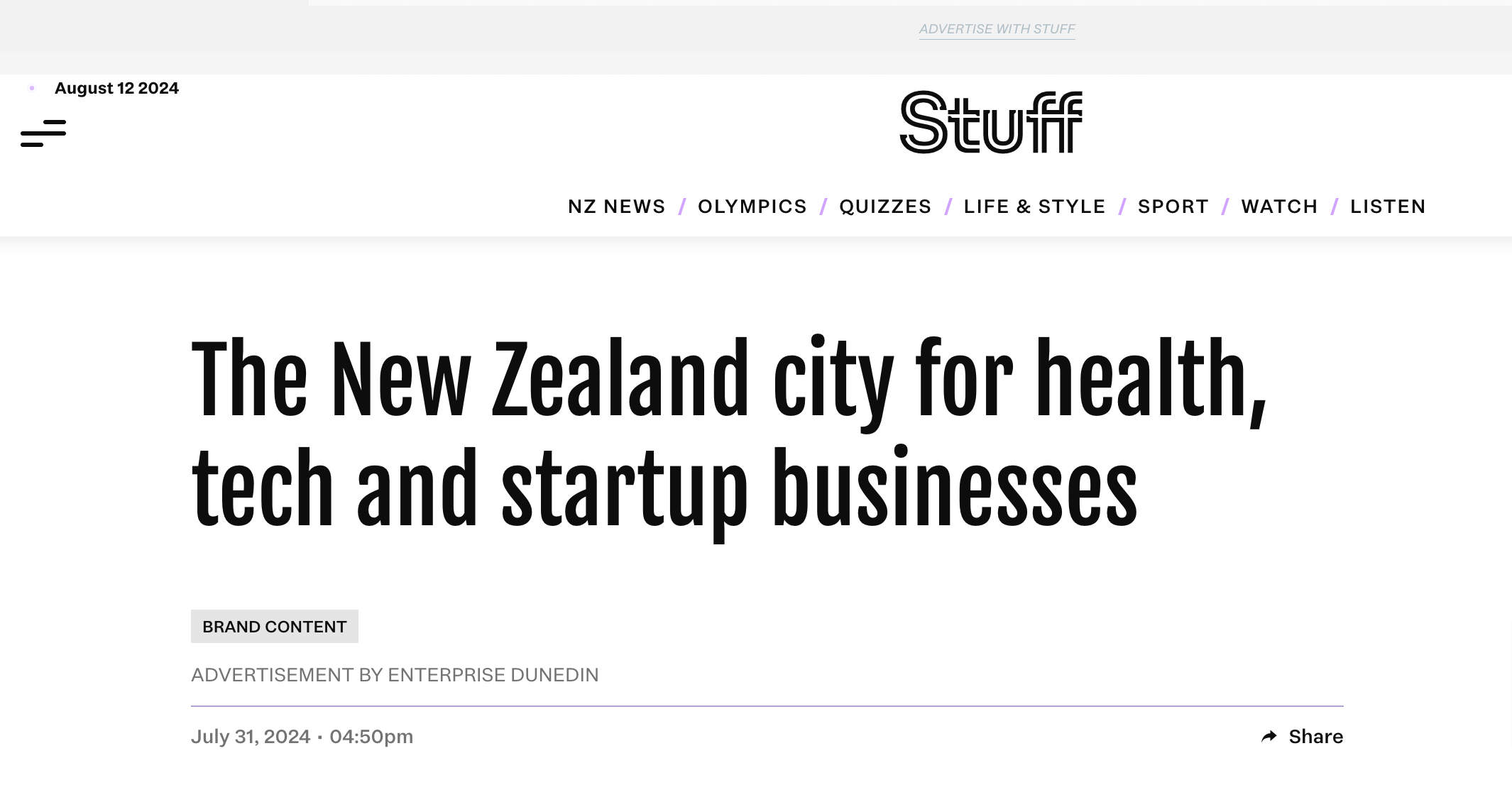 Illustration for the article: Elli Cares Featured in Stuff NZ: Leading the Future of Health Tech