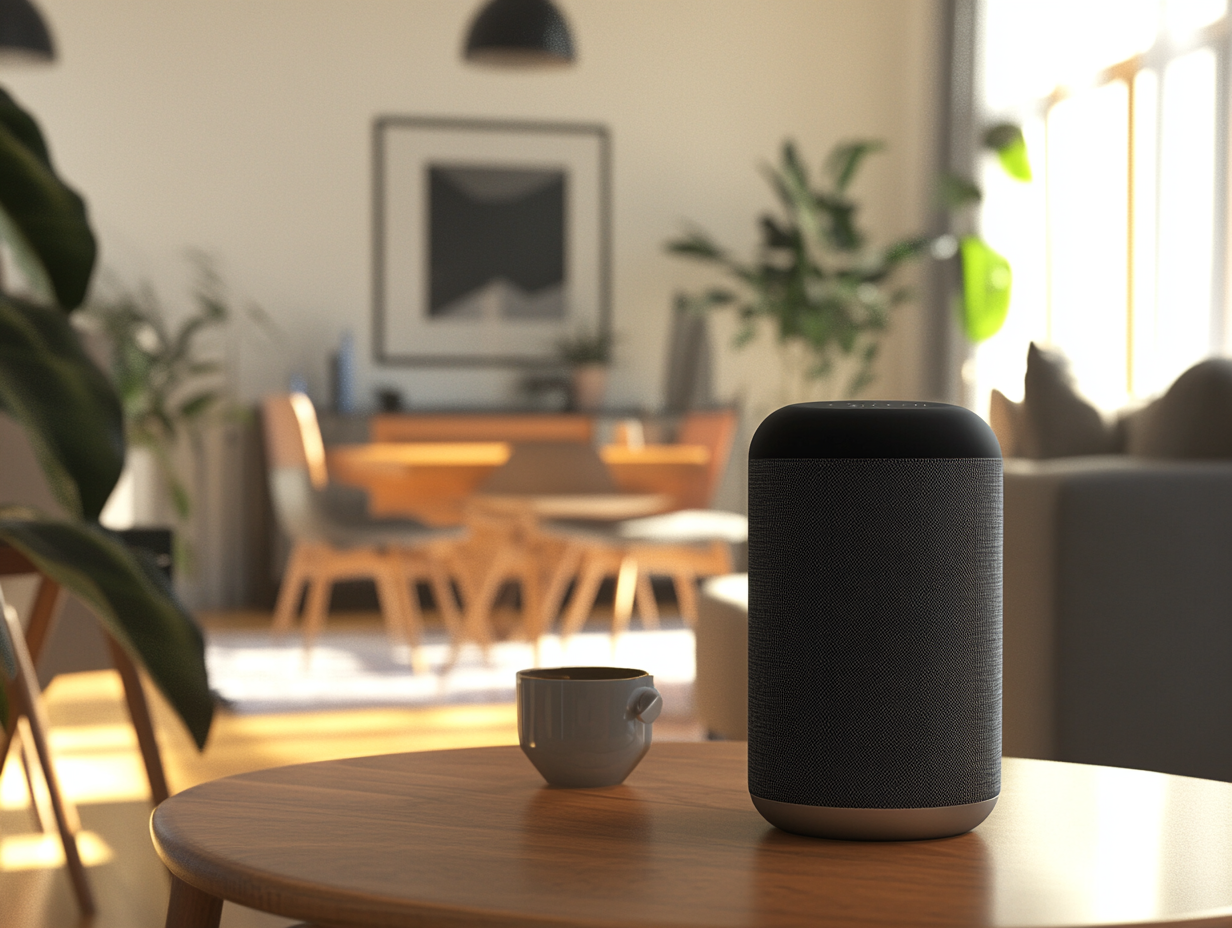 Illustration for the article: How Smart Speakers Support Mental Health in Seniors