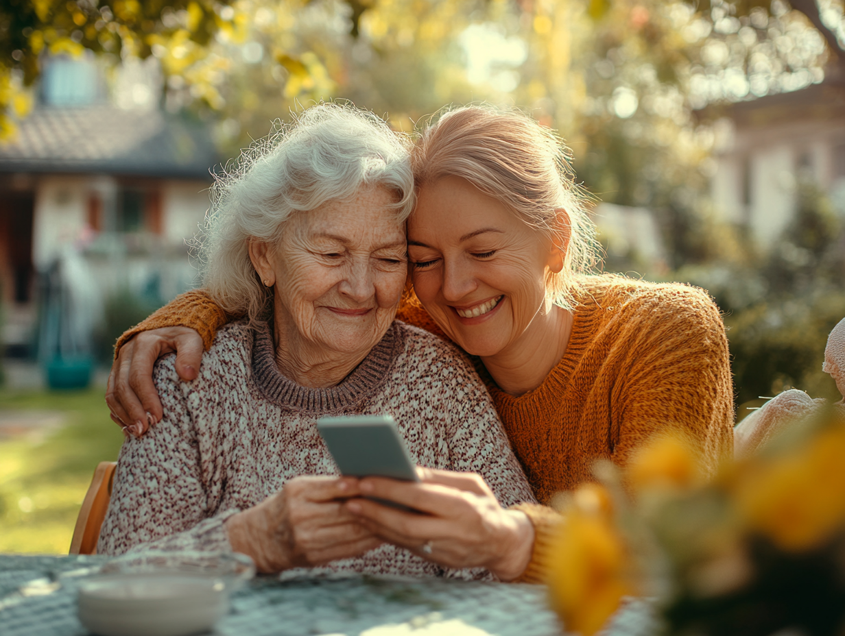 Illustration for the article: How Families Use Elli Cares to Stay Connected and Support Memory